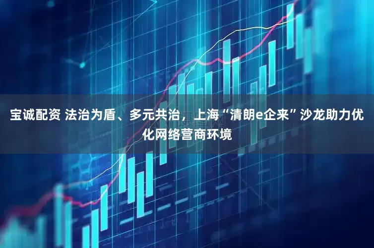 宝诚配资 法治为盾、多元共治，上海“清朗e企来”沙龙助力优化网络营商环境