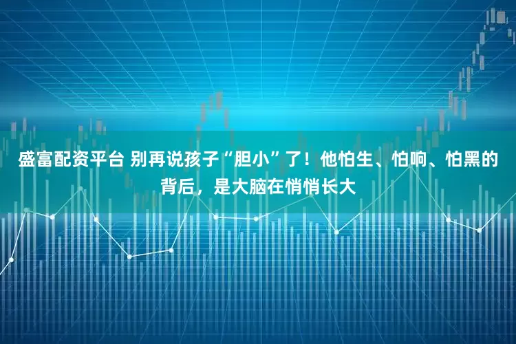 盛富配资平台 别再说孩子“胆小”了！他怕生、怕响、怕黑的背后，是大脑在悄悄长大